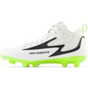 New Balance Boys Rush V4(White/White/Hi-lite)