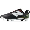 New Balance Men’s Burnx5 Lacrosse Cleats(Black/White/Team Red)