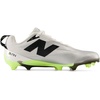 New Balance Men’s Burnx5 Lacrosse Cleats(Nb 102 White/Afterglow)