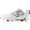 New Balance Men’s Burnx5 Lacrosse Cleats(White/Black/Grey)