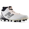 New Balance Men’s Freezelx V5 Lacrosse Shoes(White/Black/Hot Mango)