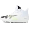 New Balance Men’s Rush V3 Mid Lacrosse Shoe(White/Bleached Lime Glow)