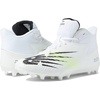 New Balance Men’s Rush V3 Mid Lacrosse Shoe(White/Bleached Lime Glow)