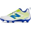 New Balance Mens Rush V5 Mid(White/Blue Gemstone/Hi-lite)