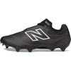 New Balance Unisex-Adult Burnx4Lacrosse Shoe(Black/Blacktop)