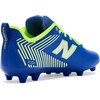 New Balance Unisex-Child Rush V5 (Little Kid/Big Kid)(Blue Gemstone/Hi-lite/White)