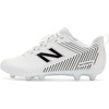 New Balance Unisex-Child Rush V5 (Little Kid/Big Kid)(White/Black/Team Red)