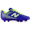 New Balance Unisex-Child Rush V5(Blue Gemstone/Hi-lite/White)
