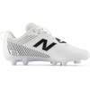 New Balance Unisex-Child Rush V5(White/Black/Team Red)