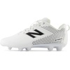 New Balance Unisex-Child Rush V5(White/Black/Team Red)