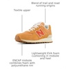New Balance Womens 574(Copper/Neo Flame/Sea Salt)