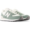 New Balance Womens 574(Dark Juniper/Quartz Pink/Angora)