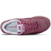 New Balance Womens 574(Dragon Fruit/Wh)