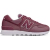 New Balance Womens 574(Dragon Fruit/Wh)