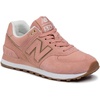 New Balance Womens 574(Pink/Gold)