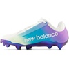 New Balance womens Burnx4(White/Black/Spice Blue)