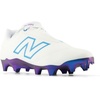 New Balance womens Burnx4(White/Black/Spice Blue)