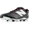 New Balance Men’s Burnx5 Lacrosse Cleats(Black/White/Team Red)
