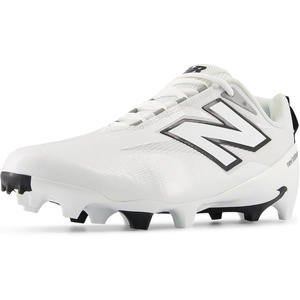 New Balance Men’s Burnx5 Lacrosse Cleats(White/Black/Grey)