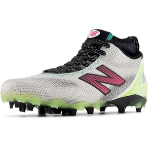 New Balance Men’s Freezelx V5 Lacrosse Shoes(White/Black/Hi-lite)
