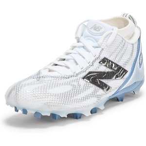 New Balance Men’s Freezelx V5 Lacrosse Shoes(White/Silver/Shoreline Blue)