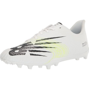 New Balance Men’s Rush V3 Mid Lacrosse Shoe(White/Silver)