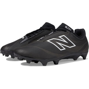 New Balance Unisex-Adult Burnx4Lacrosse Shoe(Black/Blacktop)