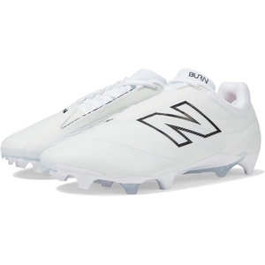 New Balance Unisex-Adult Burnx4Lacrosse Shoe(White/Grey Matter)