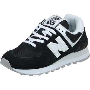 New Balance Womens 574(Black/White)