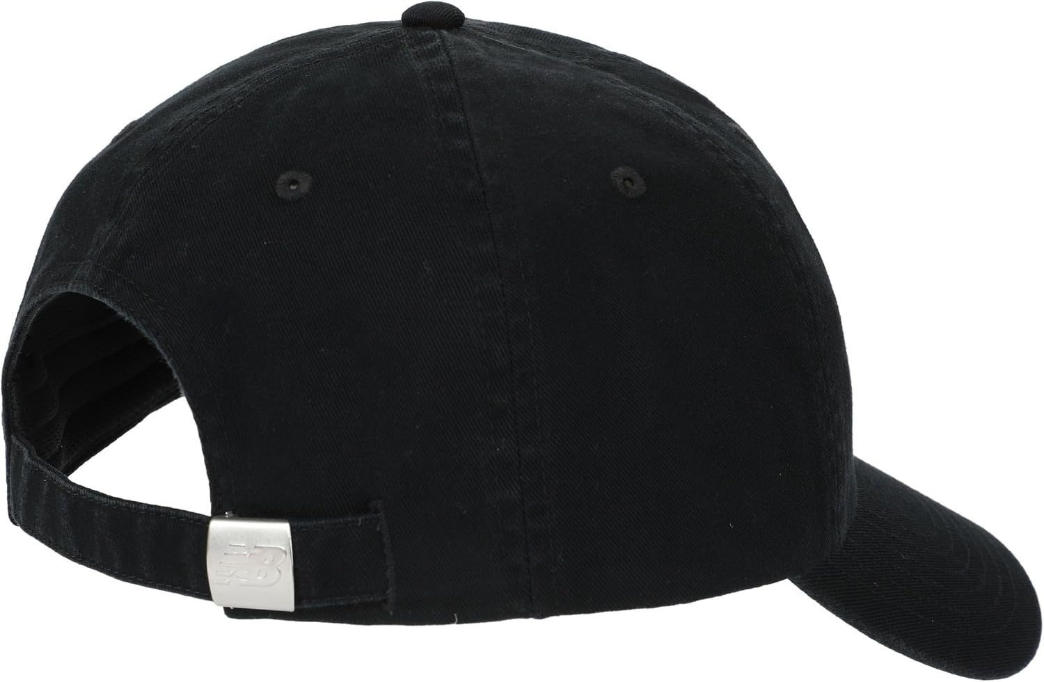 image:imageNew Balance 6 Panel Curved Brim Classic CapV 20 BlackBlk Logo