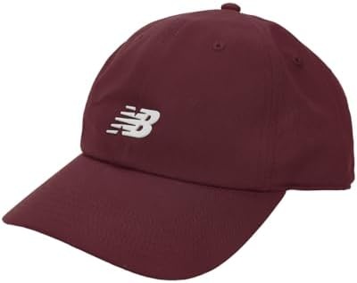 image:imageNew Balance Adult Unisex 6 Panel Lightweight Adustable Performance Workout Gym Running HatMaroon
