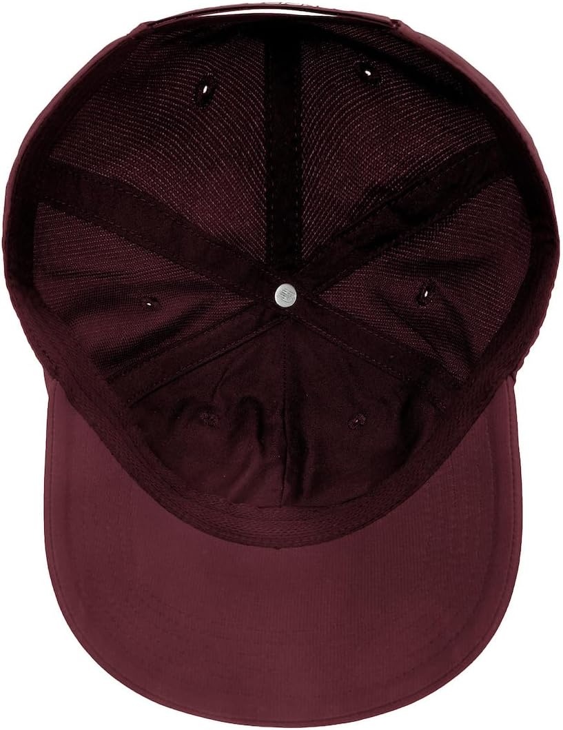 image:imageNew Balance Adult Unisex 6 Panel Lightweight Adustable Performance Workout Gym Running HatMaroon
