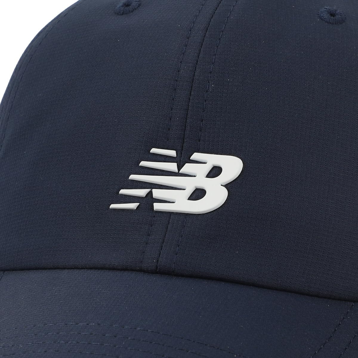 image:imageNew Balance Adult Unisex 6 Panel Lightweight Adustable Performance Workout Gym Running HatNavy