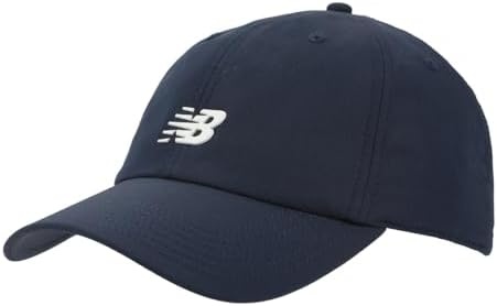 image:imageNew Balance Adult Unisex 6 Panel Lightweight Adustable Performance Workout Gym Running HatNavy