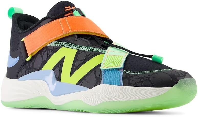 image:imageNew Balance FuelCell Lindor v2 OffField Baseball CleatsBlackNeon DragonflyElectric Jade