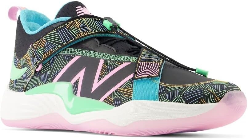 image:imageNew Balance FuelCell Lindor v2 OffField Baseball CleatsBlackOrbit PinkElectric Jade