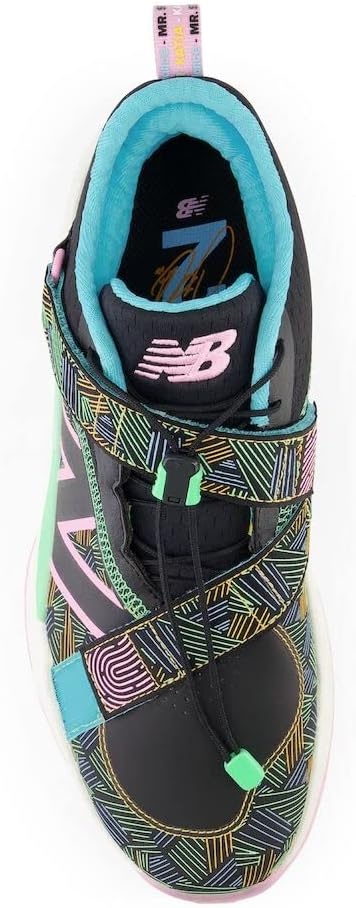 image:imageNew Balance FuelCell Lindor v2 OffField Baseball CleatsBlackOrbit PinkElectric Jade