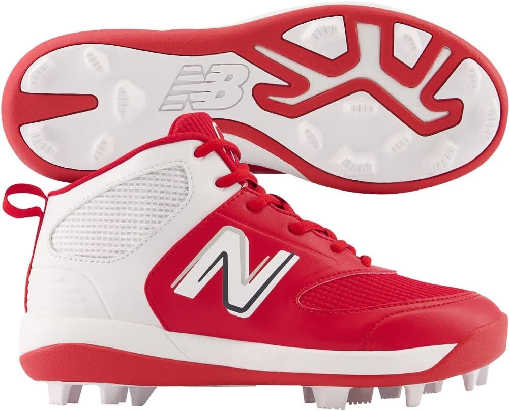 image:imageNew Balance Kids 3000 V6 Rubber MoldedRedWhite