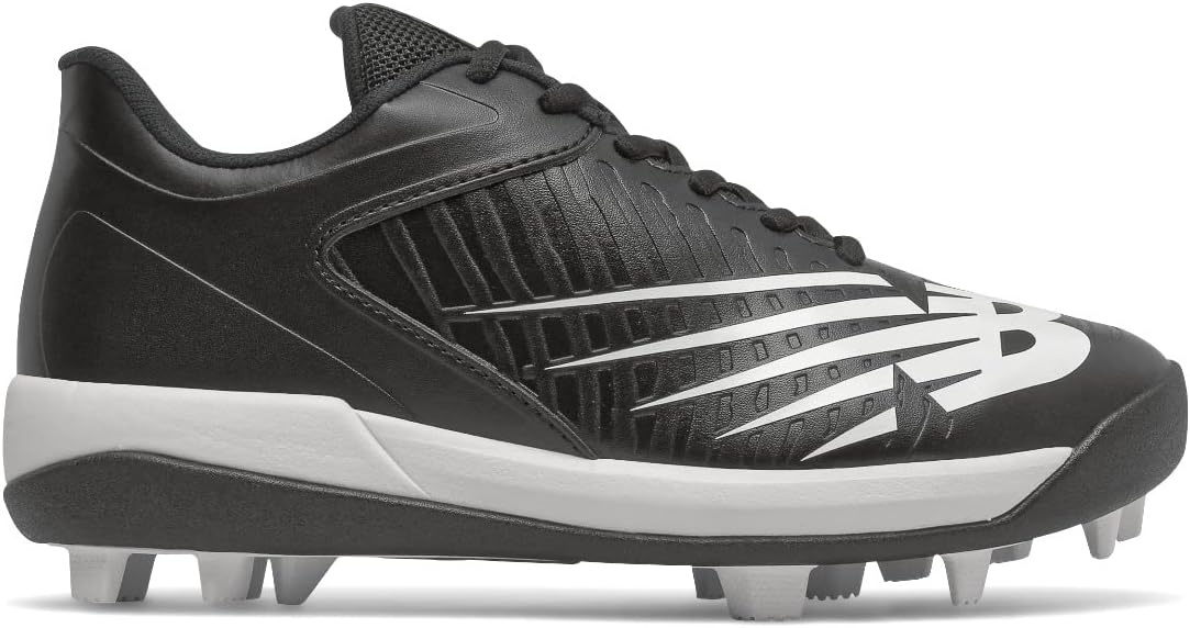 image:imageNew Balance Kids 4040 V6 Molded Baseball ShoeBlackWhite