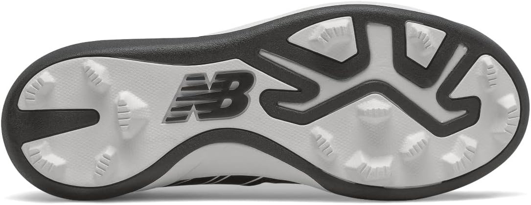 image:imageNew Balance Kids 4040 V6 Molded Baseball ShoeBlackWhite