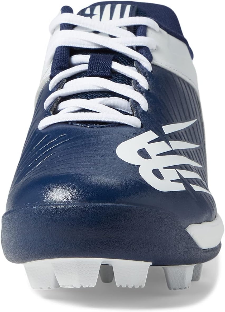 image:imageNew Balance Kids 4040 V6 Molded Baseball ShoeNavyWhite