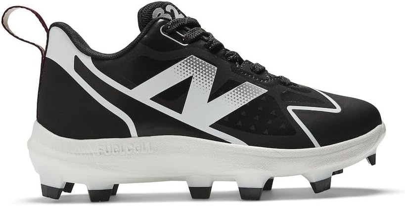 image:imageNew Balance Kids FuelCell Romero Duo V2 TPU Molded Baseball ShoesBlackWhiteMercury Red