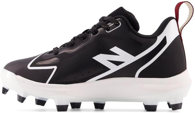 image:imageNew Balance Kids FuelCell Romero Duo V2 TPU Molded Baseball ShoesBlackWhiteMercury Red