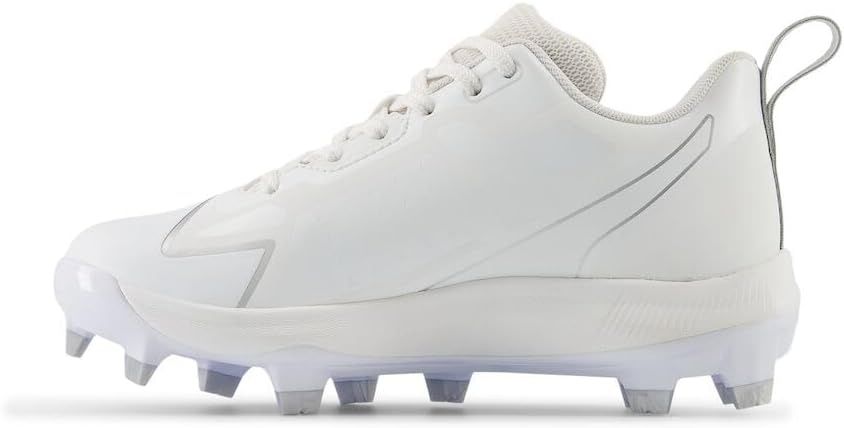 image:imageNew Balance Kids FuelCell Romero Duo V2 TPU Molded Baseball ShoesWhiteSilver Metallic