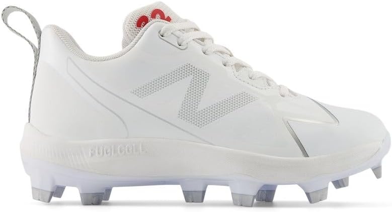 image:imageNew Balance Kids FuelCell Romero Duo V2 TPU Molded Baseball ShoesWhiteSilver Metallic