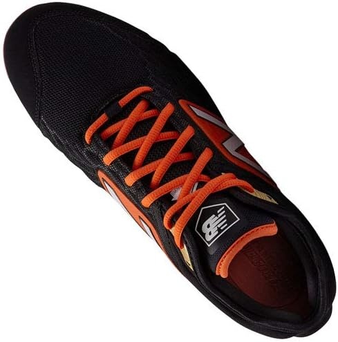 image:imageNew Balance Mens 3000 V4 Metal Baseball ShoeBlackOrange