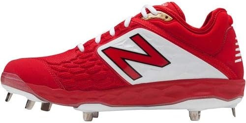 image:imageNew Balance Mens 3000 V4 Metal Baseball ShoeRedWhite