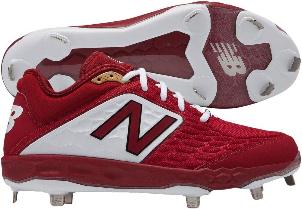 image:imageNew Balance Mens 3000 V4 Metal Baseball ShoeTeam Crimson