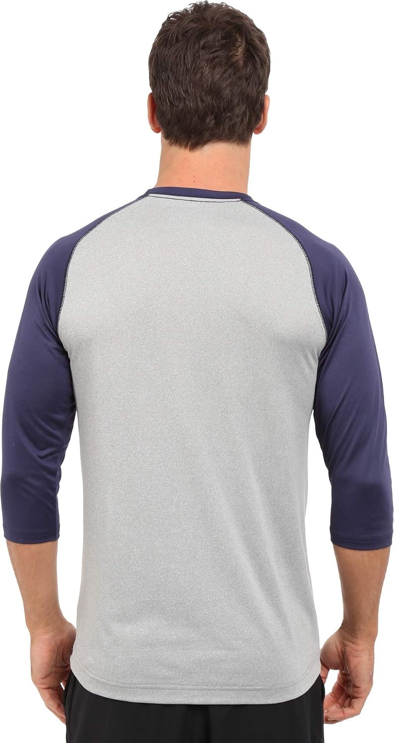 image:imageNew Balance Mens 34 Baseball Raglan TopTeam Navy