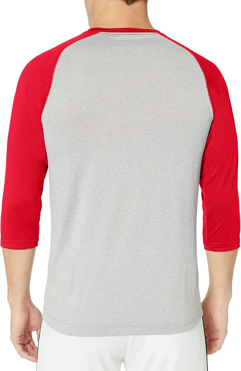 image:imageNew Balance Mens 34 Baseball Raglan TopTeam Red